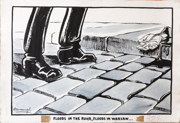 Mario Armengol, Floods in the Ruhr, Floods in Warsaw — Imagen cortesía del MNAC