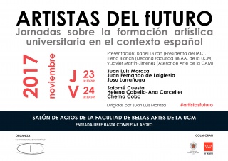 Artistas del futuro. Jornadas sobre la formación artística universitaria en el contexto español