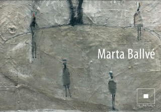Marta Ballvé. Fusta de Karité. Acrílico y collage sobre tela, 89x116 cm. (fragmento) — Cortesía de La GaLeRi