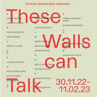 These walls can talk. 10 Anos Galeria Belo-Galsterer