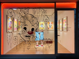 Vista de la exposición Once Upon A Happy Land de Víctor Castillo en Isabel Croxatto Galería | LOCAL 2.