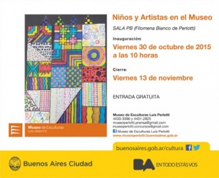 Niños y artistas en el Museo