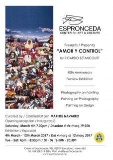 poster Amor y Control Ricardo Betancourt