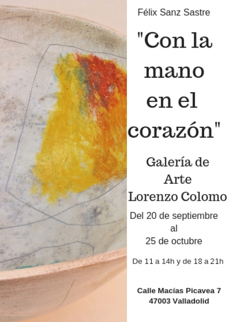 Félix Sanz Sastre. Con la mano en el corazón