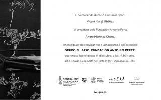 Grupo el Paso. Fundación Antonio Pérez - Invitación