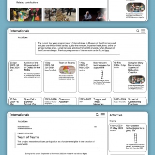 Estancias de investigación del programa Museum of the Commons – Climate de L’Internationale