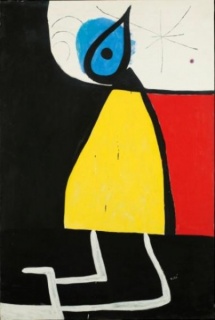 Joan Miró, Femme dans la nuit, 1973. Fundació Joan Miró, Barcelona