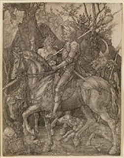 Alberto Durero, El caballero, la muerte y el diablo, 1513