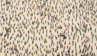 Juan Genovés. Multitudes
