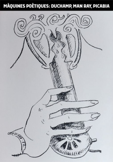 Man Ray, Il·lustració per al llibre d'Arturo Schwarz Il Reale Assoluto i Certificat de Lecture de Marcel Duchamp, febrer de 1964. 34 x 24 cm. Agraïments: Col·lecció C. d'Afflitto - Cortesía de la Fundació Vallpalou