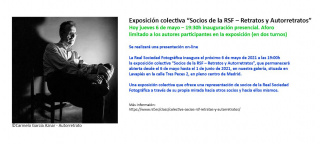Exposición colectiva "Socios de la RSF - Retratos y autorretratos".