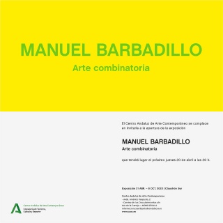 Manuel Barbadillo. Arte combinatoria