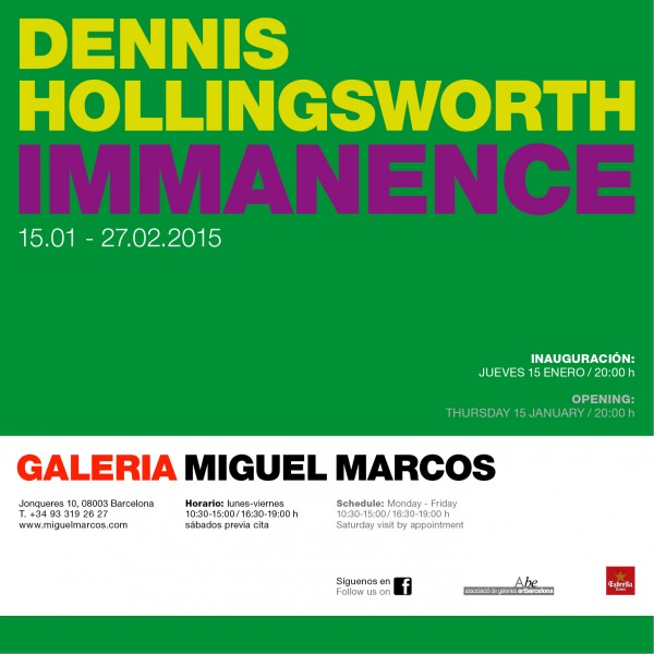 Dennis Hollingsworth, Immanence