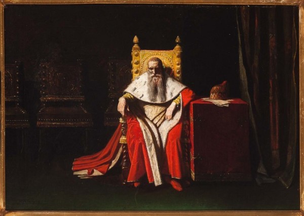 Marcelino de Unceta y López, Marco Antonio Memmo, dux de Venecia, 1868. Óleo sobre lienzo