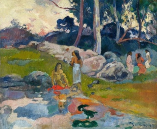Paul Gauguin - Femmes au bord de la rivière - © Collection Alicia Koplowitz - Grupo Omega Capital ?