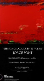 Jorge Font. Esencia del color en el paisaje