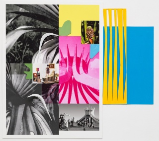 Sergio Vega: Pineapple/Cathedral, 2016. Collage en impresión digital sobre Hahnemühle Photo Rag — Cortesía de Barcelona Gallery Weekend