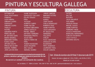 Pintura y escultura gallega