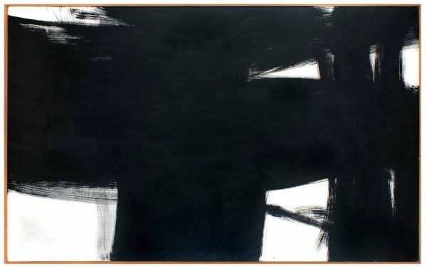 Kemble Kenneth, Gran Pintura Negra, 1960. Óleo sobre tela - 200 x 333