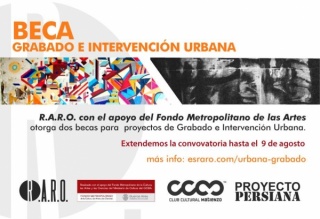 BECAS DE GRABADO E INTERVENCIÓN URBANA EN LA CIUDAD DE BUENOS AIRES 2017