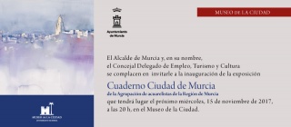Cuaderno Ciudad de Murcia de la Agrupación de acuarelistas de la Región de Murcia