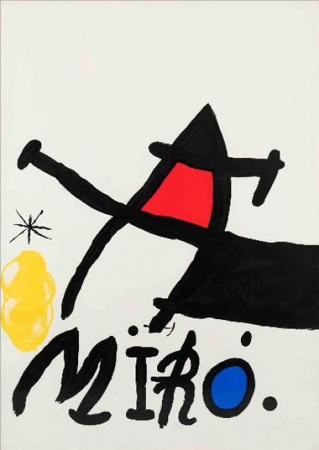 Joan Miro?, Paris Ma?t, 1971. Courtesy © Successi Mir ADAGP, Paris and DACS London 2021. Courtesy Galerie Lelong & Co. Paris