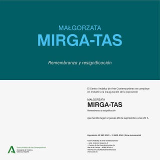 Malgorzata Mirga-Tas. Remembranza y resignificación - Invitación
