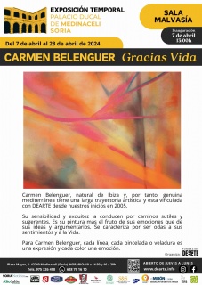 Carmen Belenguer. Gracias Vida