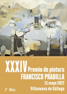 XXXIV Premio de Pintura Francisco Pradilla - Cartel