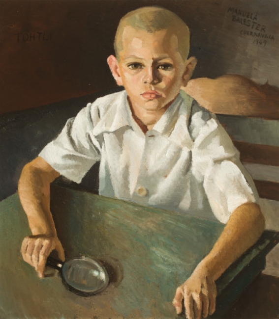 Manuela Ballester. Totli Renau, 1949. Óleo sobre lienzo, 69 x 60.5 cm. Colección Museo Kaluz — Cortesía del Centre Cultural La Nau