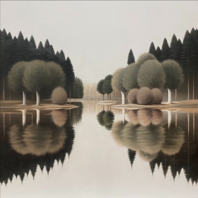 Leo Wellmar, Reflected Quiertnes — Imagen cortesía de la Galería de Arte Luisa Pita