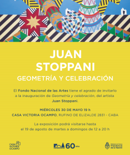 Juan Stoppani. Geometría y Celebración. Imagen cortesía Fondo Nacional de las Artes