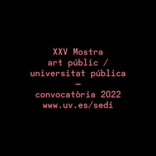 XXV Mostra art públic / universitat pública