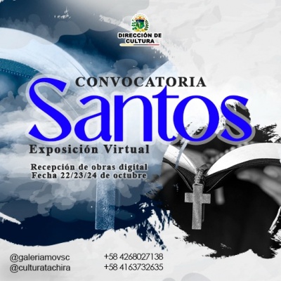 Convocatoria para exposición digital colectiva "Santos"