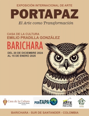 Exposición internacional de arte PORTAPAZ. el Arte como Transformación