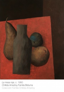 Gonzalo Chillida, La mesa roja, c. 1950. Colección Familia Chillida Ameztoy