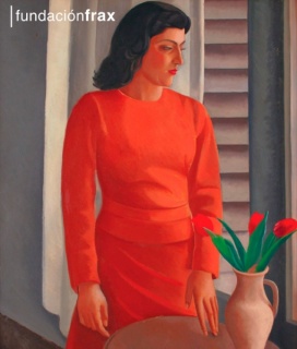 Mujer con búcaro, 1945, o/l