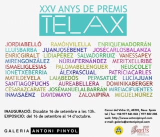 25 anys de premis TELAX