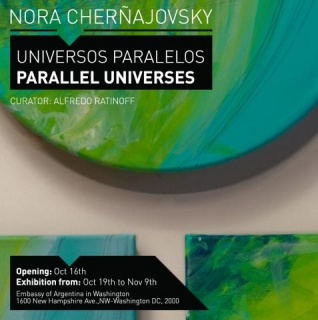 "Universos Paralelos", pinturas de Nora Cherñajovsky