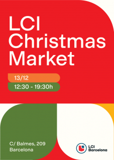 Cartel LCI Barcelona Christmas Market