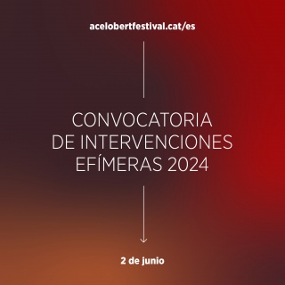 A Cel Obert - Convocatoria de intervenciones efímeras 2024