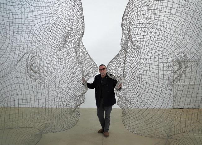 Retrato de Jaume Plensa, Peter Vogel © Plensa Studio Barcelona