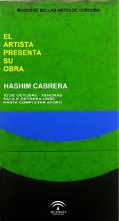 El artista presenta su obra: Hashim Cabrera