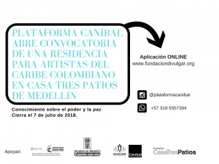 Convocatoria Caníbal para Residencia en Medellín