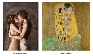 El Beso de Klimt por Ricardo Celma