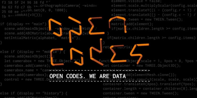 Open Codes. We are data