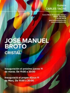 José Manuel Broto. Cristal — Cortesía de Galeria Carles Taché