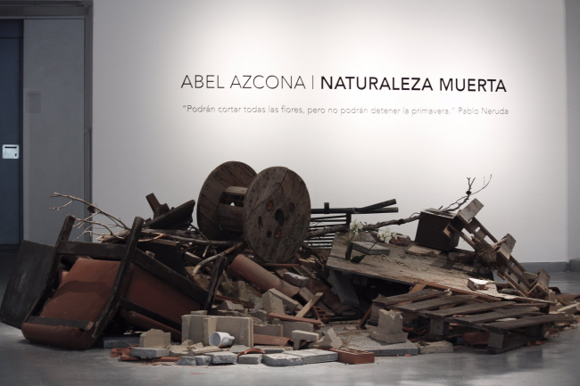 Exposición Naturaleza Muerta de Abel Azcona