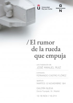 / El rumor / de la rueda / que empuja