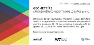 Geometrías. Arte geométrico argentino de los años 60 y 70